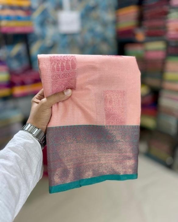 KOTA CHECK SILK SAREE